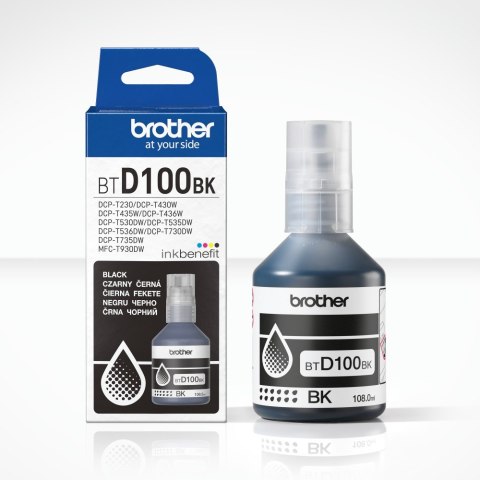 Brother BTD100BK Genuine Black Ink Bottle Brother BTD100BK Genuine Black Ink Bottle