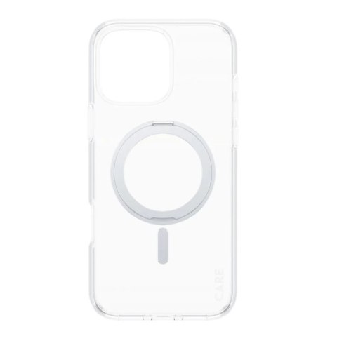 CARE by PanzerGlass Case Feature Silver Kickstand & MagSafe iPhone 16 Pro Max | CARE CARE by PanzerGlass Case Feature Silver Kickstand & MagSafe iPhone 16 Pro Max | CARE