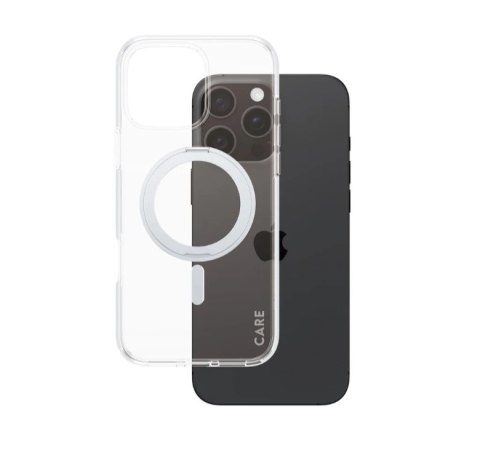 CARE by PanzerGlass Case Feature Silver Kickstand & MagSafe iPhone 16 Pro Max | CARE CARE by PanzerGlass Case Feature Silver Kickstand & MagSafe iPhone 16 Pro Max | CARE