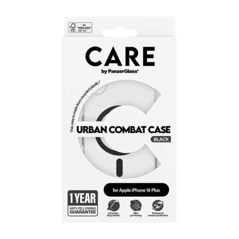 CARE by PanzerGlass Case Flagship Black MagSafe iPhone 16 Plus | CARE CARE by PanzerGlass Case Flagship Black MagSafe iPhone 16 Plus | CARE