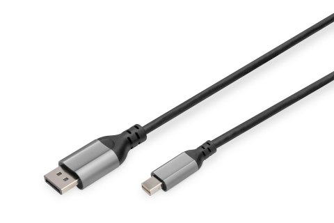 DIGITUS 8K DisplayPort Adapter Cable, Mini DP to DP, 2 m | Digitus DIGITUS 8K DisplayPort Adapter Cable, Mini DP to DP, 2 m | Digitus