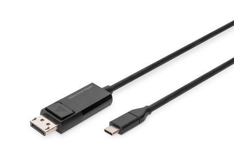 DIGITUS USB Type-C DisplayPort Bi-Directional Adapter Cable, 2 m | Digitus DIGITUS USB Type-C DisplayPort Bi-Directional Adapter Cable, 2 m | Digitus