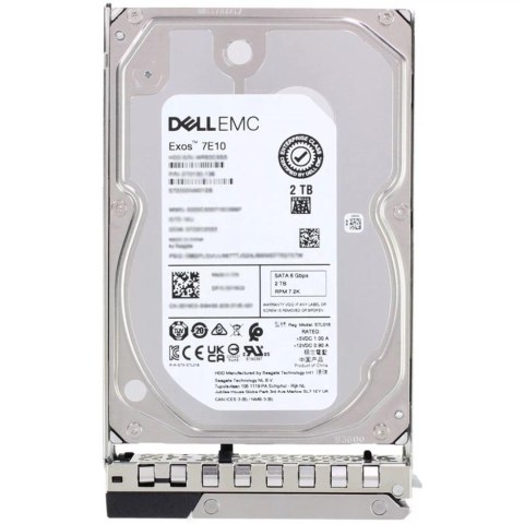 Dell HDD 3.5" / 2TB / 7.2k / SATA / 6Gb / 512n / Hot-plug / 15G Rx50 | Dell Dell HDD 3.5" / 2TB / 7.2k / SATA / 6Gb / 512n / Hot-plug / 15G Rx50 | Dell