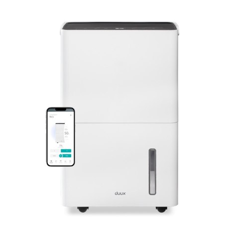 Duux Bora Smart Osuszacz 20 L+Tryb Prania, Efektywna powierzchnia 40m², Biały | Duux