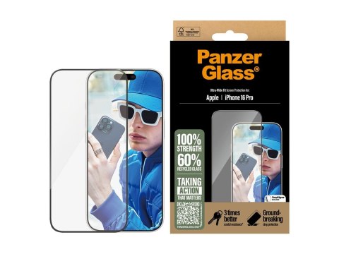 Ochraniacz ekranu PanzerGlass iPhone 16 Pro | Ultra-Wide Fit Ochraniacz ekranu PanzerGlass iPhone 16 Pro | Ultra-Wide Fit