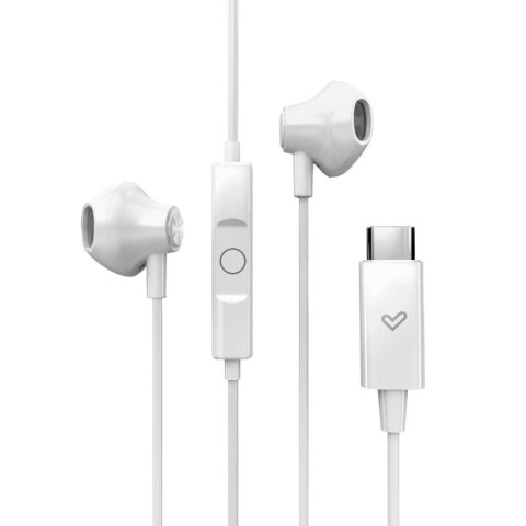 Przewodowe słuchawki douszne Energy Sistem EasyPods Type C, Snow | Energy Sistem Przewodowe słuchawki douszne Energy Sistem EasyPods Type C, Snow | Energy Sistem