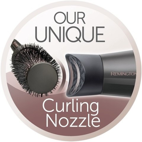 Remington D5706 Curl & Straight Confidence Ionic Suszarka do Włosów, Szary/Różowy Remington