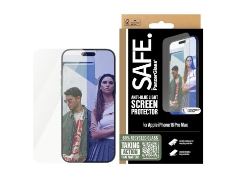 SAFE by PanzerGlass EyeCare Screen Protector iPhone 16 Pro Max | Ultra-Wide Fit SAFE by PanzerGlass EyeCare Screen Protector iPhone 16 Pro Max | Ultra-Wide Fit