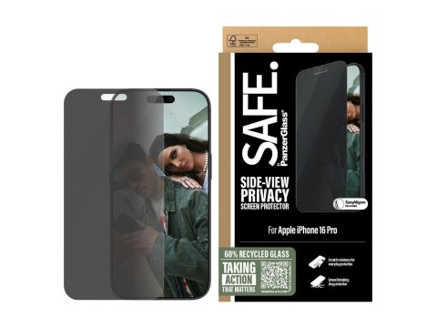 SAFE by PanzerGlass Privacy Screen Protector iPhone 16 Pro| Ultra-Wide Fit SAFE by PanzerGlass Privacy Screen Protector iPhone 16 Pro| Ultra-Wide Fit