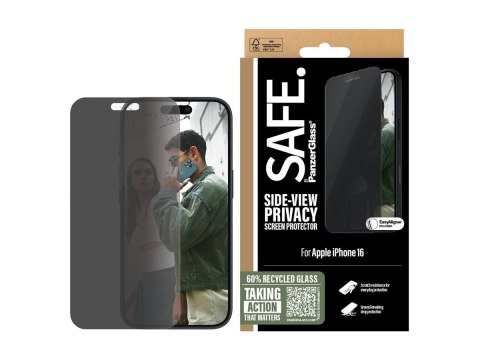 SAFE by PanzerGlass Privacy Screen Protector iPhone 16 | Ultra-Wide Fit SAFE by PanzerGlass Privacy Screen Protector iPhone 16 | Ultra-Wide Fit