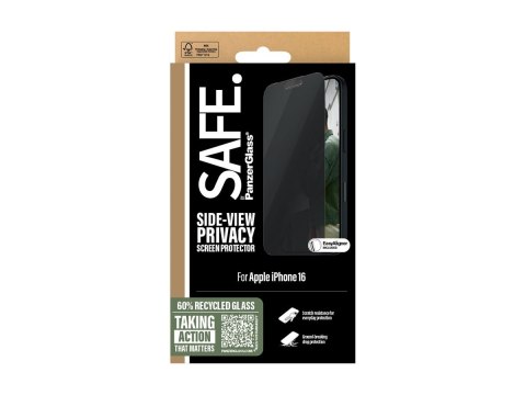 SAFE by PanzerGlass Privacy Screen Protector iPhone 16 | Ultra-Wide Fit SAFE by PanzerGlass Privacy Screen Protector iPhone 16 | Ultra-Wide Fit