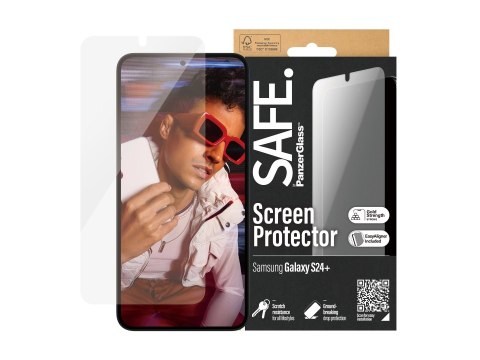 SAFE by PanzerGlass Screen Protector Samsung Galaxy S24 Plus | Ultra-Wide Fit z EasyAligner SAFE by PanzerGlass Screen Protector Samsung Galaxy S24 Plus | Ultra-Wide Fit z EasyAligner