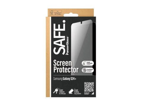SAFE by PanzerGlass Screen Protector Samsung Galaxy S24 Plus | Ultra-Wide Fit z EasyAligner SAFE by PanzerGlass Screen Protector Samsung Galaxy S24 Plus | Ultra-Wide Fit z EasyAligner