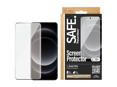 SAFE by PanzerGlass Screen Protector Xiaomi 14 Ultra | Ultra-Wide Fit SAFE by PanzerGlass Screen Protector Xiaomi 14 Ultra | Ultra-Wide Fit