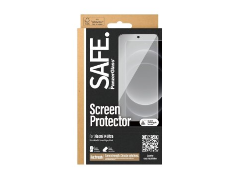 SAFE by PanzerGlass Screen Protector Xiaomi 14 Ultra | Ultra-Wide Fit SAFE by PanzerGlass Screen Protector Xiaomi 14 Ultra | Ultra-Wide Fit