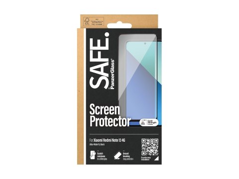 SAFE by PanzerGlass Screen Protector Xiaomi Redmi Note 13 4G | Ultra-Wide Fit SAFE by PanzerGlass Screen Protector Xiaomi Redmi Note 13 4G | Ultra-Wide Fit