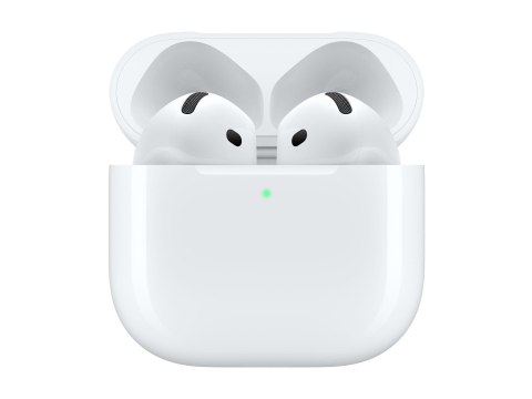 Słuchawki bezprzewodowe Apple AirPods 4 z funkcją aktywnej redukcji hałasu, idealne dla miłośników muzyki i wygody.