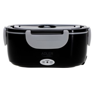 Adler | Elektryczny pojemnik na lunch z 5 litrową torbą termiczną | AD 4521 | 1 L | Czarny | Pokrywka w zestawie
