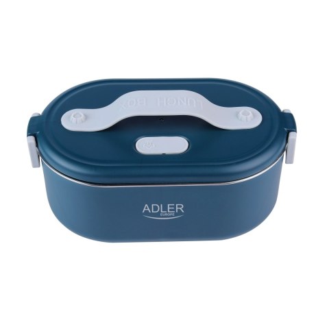 Adler | Elektryczny pojemnik na lunch z torbą termiczną | AD 4522 | 0.8 L | Plastik/stal nierdzewna | Niebieski | Pokrywka w zes Adler | Elektryczny pojemnik na lunch z torbą termiczną | AD 4522 | 0.8 L | Plastik/stal nierdzewna | Niebieski | Pokrywka w zes