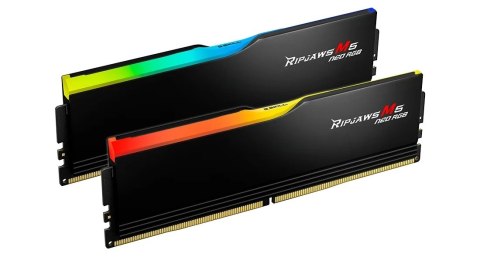 G.Skill Ripjaws M5 Neo RGB | 96 (2x48GB) GB | DDR5 | 6000 MHz | PC/server | Registered No | ECC No G.Skill Ripjaws M5 Neo RGB | 96 (2x48GB) GB | DDR5 | 6000 MHz | PC/server | Registered No | ECC No