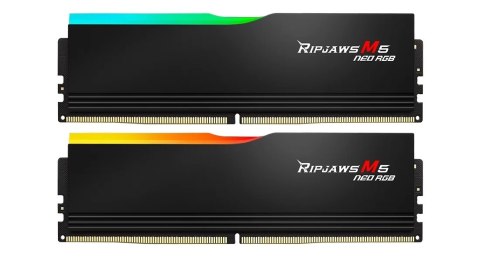 G.Skill Ripjaws M5 Neo RGB | 96 (2x48GB) GB | DDR5 | 6000 MHz | PC/server | Registered No | ECC No G.Skill Ripjaws M5 Neo RGB | 96 (2x48GB) GB | DDR5 | 6000 MHz | PC/server | Registered No | ECC No