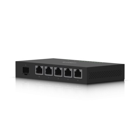 Maršrutizatorius Ubiquiti Networks Ubiquiti EdgeRouter ER-X-SFP 5 Gigabit RJ45 ports with passive PoE support,1xSFP Maršrutizatorius Ubiquiti Networks Ubiquiti EdgeRouter ER-X-SFP 5 Gigabit RJ45 ports with passive PoE support,1xSFP