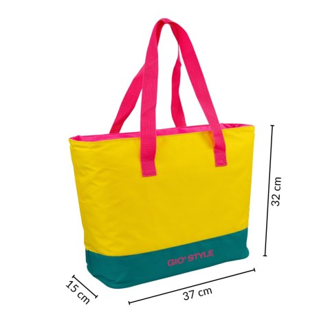Torba plażowa Kamai Gio Style, w kolorze żółtym, pojemność 20L
