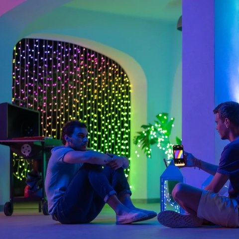 Twinkly Kurtyna Smart LED 400 RGBW 1.5x2.1m Przezroczysty przewód|Twinkly Twinkly Kurtyna Smart LED 400 RGBW 1.5x2.1m Przezroczysty przewód|Twinkly