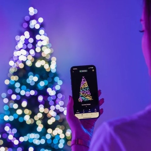 Twinkly Strings Smart LED 750 RGB (Multicolor), 60m, czarny przewód|Twinkly Twinkly Strings Smart LED 750 RGB (Multicolor), 60m, czarny przewód|Twinkly