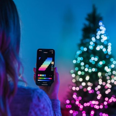 Twinkly Strings Smart LED 750 RGB (Multicolor), 60m, czarny przewód|Twinkly Twinkly Strings Smart LED 750 RGB (Multicolor), 60m, czarny przewód|Twinkly