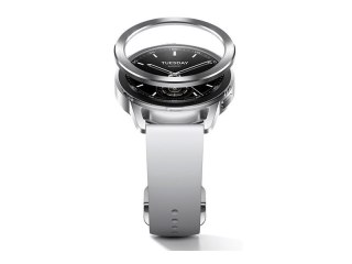 Xiaomi | Watch Ramka szkiełka zegarka - pasek | Srebrny | TPU