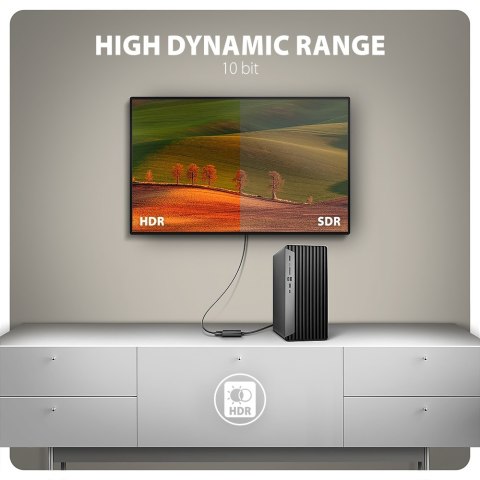 AXAGON RVD-HI20N Adapter DisplayPort -> HDMI 2.0b, 4K/60Hz AXAGON RVD-HI20N Adapter DisplayPort -> HDMI 2.0b, 4K/60Hz