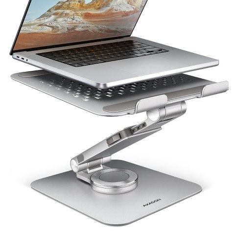 AXAGON STND-LR Obrotowa podstawka aluminiowa do laptopów 10" - 17", regulowana wysokość i kąt nachylenia | AXAGON AXAGON STND-LR Obrotowa podstawka aluminiowa do laptopów 10" - 17", regulowana wysokość i kąt nachylenia | AXAGON