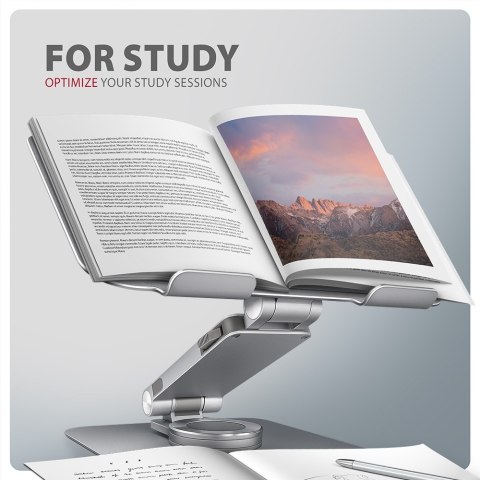 AXAGON STND-LR Obrotowa podstawka aluminiowa do laptopów 10" - 17", regulowana wysokość i kąt nachylenia | AXAGON AXAGON STND-LR Obrotowa podstawka aluminiowa do laptopów 10" - 17", regulowana wysokość i kąt nachylenia | AXAGON