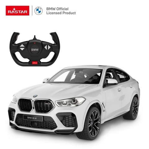 BMW X6 M biały RASTAR model 1:14 Zdalnie sterowane auto + Pilot 2,4 GHz BMW X6 M biały RASTAR model 1:14 Zdalnie sterowane auto + Pilot 2,4 GHz