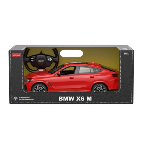 BMW X6 M czerwony RASTAR model 1:14 Zdalnie sterowane auto + Pilot 2,4 GHz BMW X6 M czerwony RASTAR model 1:14 Zdalnie sterowane auto + Pilot 2,4 GHz