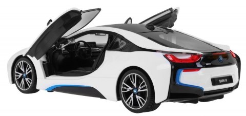 BMW i8 białe RASTAR model 1:14 Zdalnie sterowane auto + pilot 2,4 GHz BMW i8 białe RASTAR model 1:14 Zdalnie sterowane auto + pilot 2,4 GHz