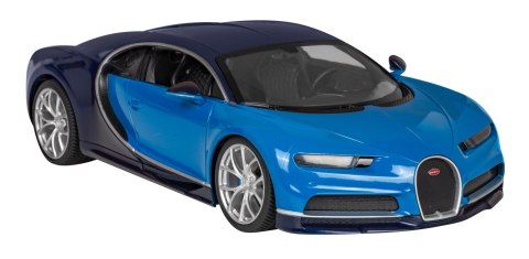 Bugatti Chiron niebieski RASTAR model 1:14 Zdalnie sterowane auto + Światła LED + Pilot 2,4 GHz Bugatti Chiron niebieski RASTAR model 1:14 Zdalnie sterowane auto + Światła LED + Pilot 2,4 GHz