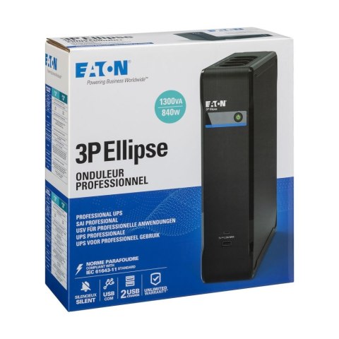 Eaton 3P Ellipse 1300 USB DIN | 840 VA | 1300 W Eaton 3P Ellipse 1300 USB DIN | 840 VA | 1300 W