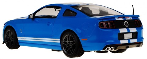 Ford Shelby Mustang GT500 niebieski RASTAR model 1:14 Zdalnie sterowane auto + pilot Ford Shelby Mustang GT500 niebieski RASTAR model 1:14 Zdalnie sterowane auto + pilot
