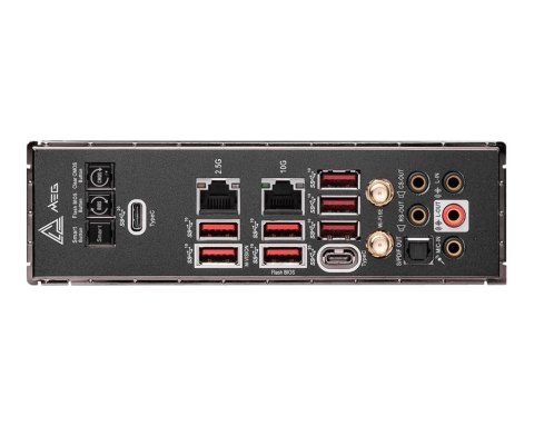 MSI | MEG X670E GODLIKE | Rodzina procesorów AMD | Gniazdo procesora AM5 | DDR5 DIMM | Gniazda pamięci 4 | Obsługiwane interfejs MSI | MEG X670E GODLIKE | Rodzina procesorów AMD | Gniazdo procesora AM5 | DDR5 DIMM | Gniazda pamięci 4 | Obsługiwane interfejs