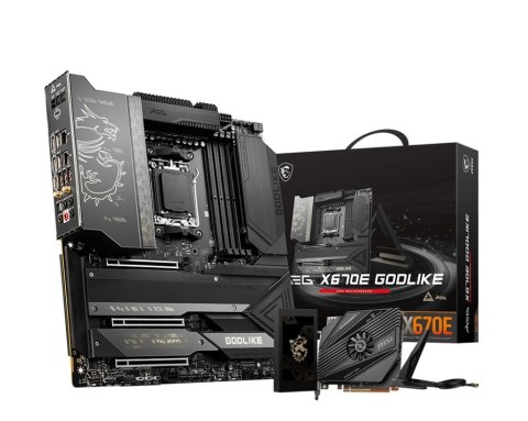MSI | MEG X670E GODLIKE | Rodzina procesorów AMD | Gniazdo procesora AM5 | DDR5 DIMM | Gniazda pamięci 4 | Obsługiwane interfejs MSI | MEG X670E GODLIKE | Rodzina procesorów AMD | Gniazdo procesora AM5 | DDR5 DIMM | Gniazda pamięci 4 | Obsługiwane interfejs