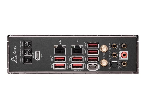 MSI | MEG X670E GODLIKE | Rodzina procesorów AMD | Gniazdo procesora AM5 | DDR5 DIMM | Gniazda pamięci 4 | Obsługiwane interfejs MSI | MEG X670E GODLIKE | Rodzina procesorów AMD | Gniazdo procesora AM5 | DDR5 DIMM | Gniazda pamięci 4 | Obsługiwane interfejs