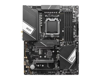 MSI | PRO X670-P WIFI | Rodzina procesorów AMD | Gniazdo procesora AM5 | DDR5 DIMM | Gniazda pamięci 4 | Obsługiwane interfejsy