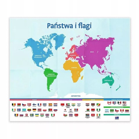 Gra planszowa Państwa i flagi Trefl 01953