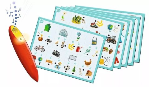 Gra planszowa edukacyjna Świat Przedszkolaka magiczny ołówek Trefl 02112
