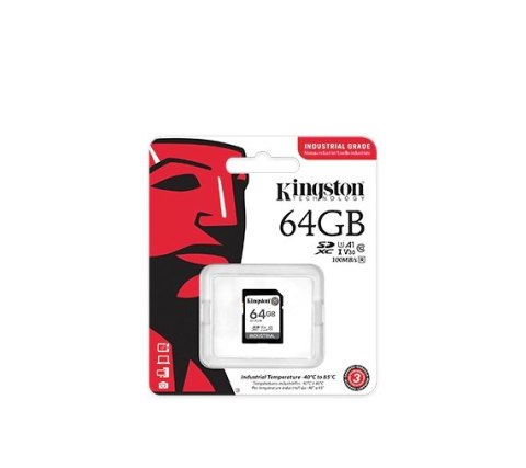 Kingston | Karta pamięci | SDIT/64GB | 64 GB | SD | Klasa pamięci flash Class 10, UHS-I, U3, V30, A1 Kingston | Karta pamięci | SDIT/64GB | 64 GB | SD | Klasa pamięci flash Class 10, UHS-I, U3, V30, A1