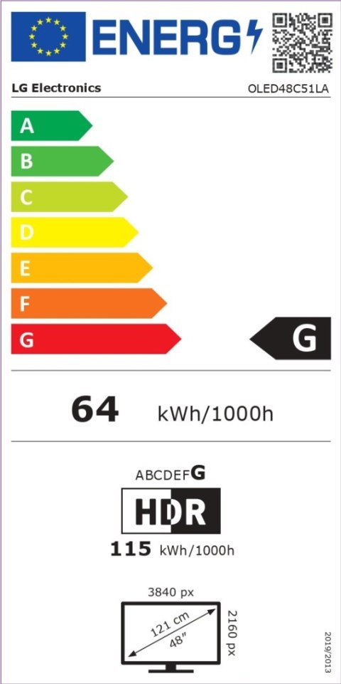 LG OLED48C51LA | 48 | Smart TV | webOS 25