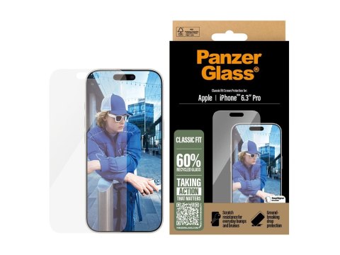 PanzerGlass Screen Protector Classic Fit, Apple iPhone 16 Pro | PanzerGlass PanzerGlass Screen Protector Classic Fit, Apple iPhone 16 Pro | PanzerGlass