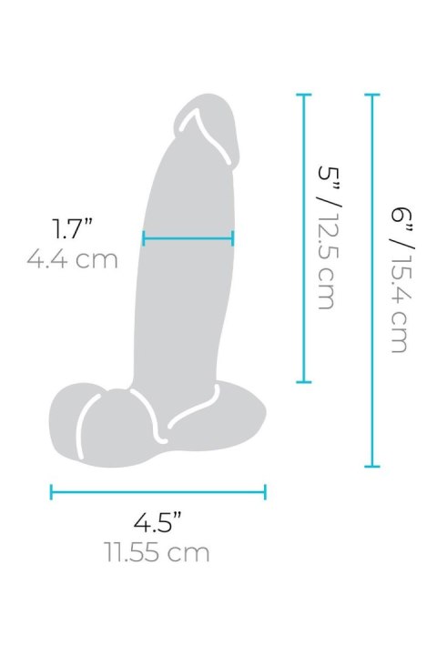 Dildo 15,4 cm Slipskin 6 Inch Girthy B-Vibe Dildo 15,4 cm Slipskin 6 Inch Girthy B-Vibe